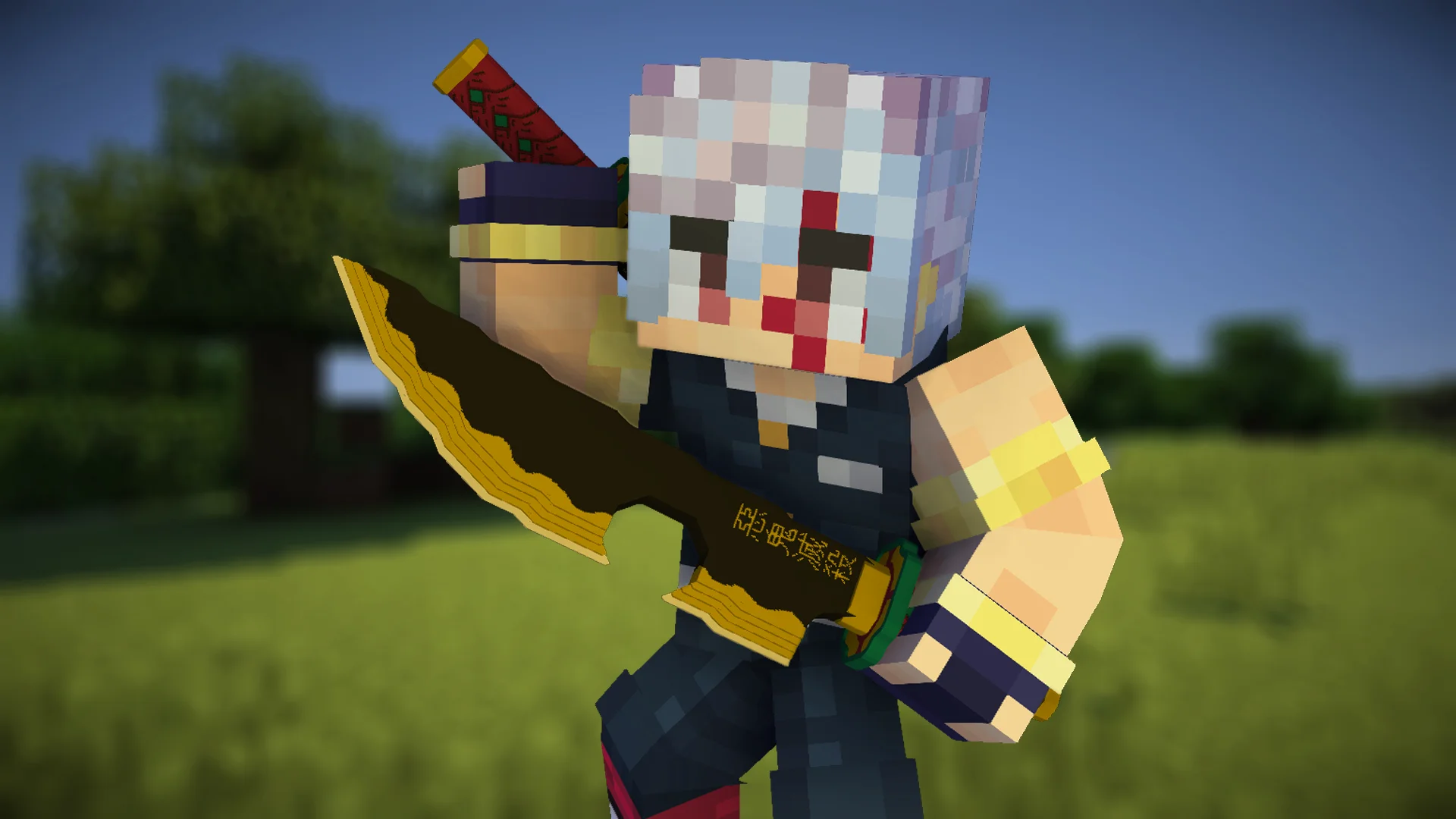 Tengen blade from Demon Slayer Resource Pack Preview